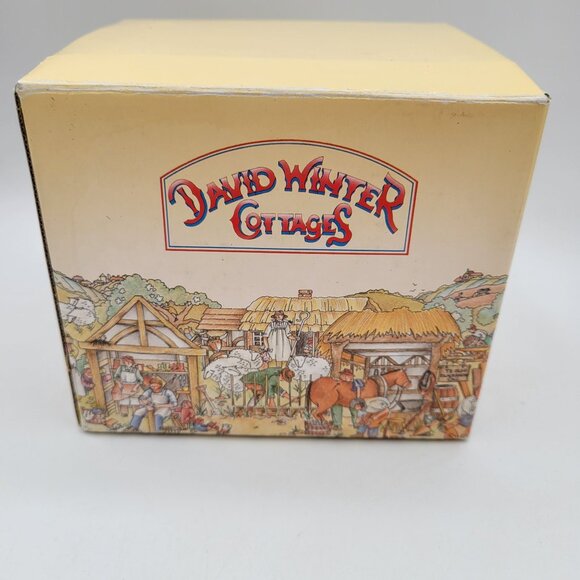 Vintage David Winter Cottages British Traditions Nov GUY FAWKES w Box COA - Picture 11 of 12